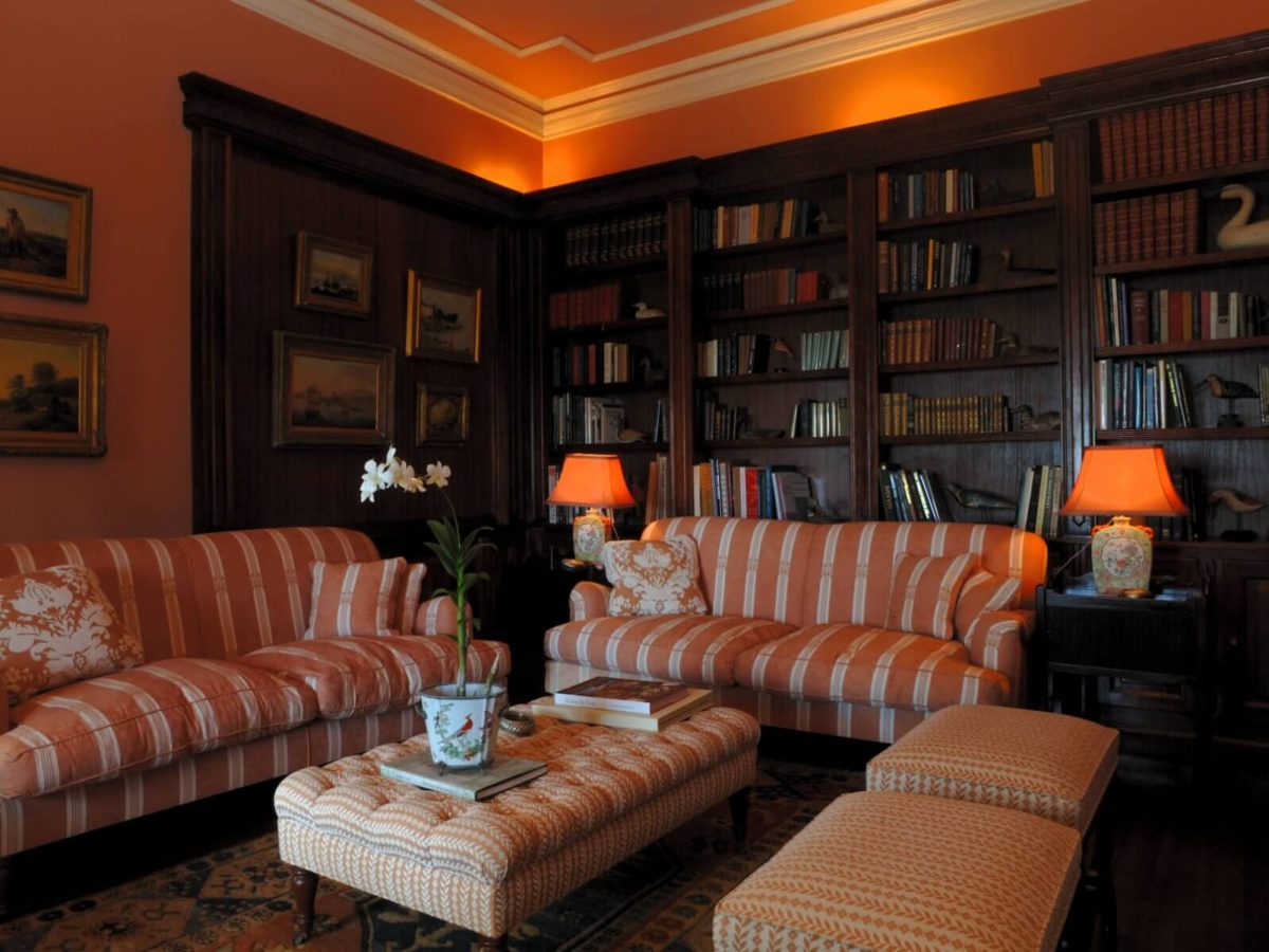 luxury hotel caribbean the Peninsula House Hotel Dominican Republic Library